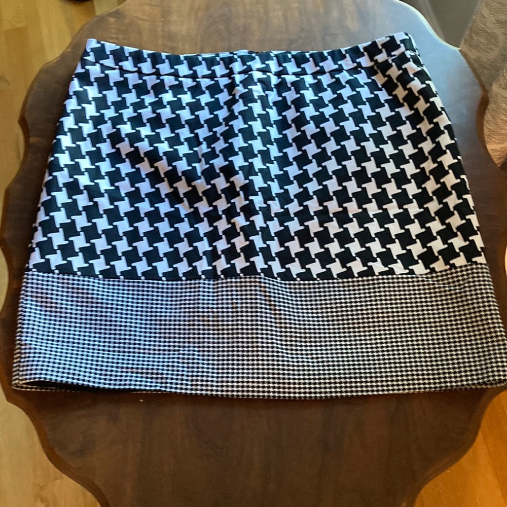 Black and white skirt